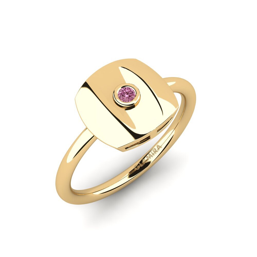 Grenat de Rhodolite Bague de fiançailles Paslot