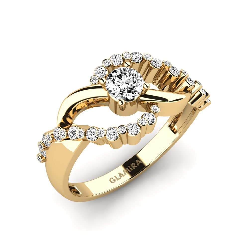 Moissanite Bague de fiançailles Rowit