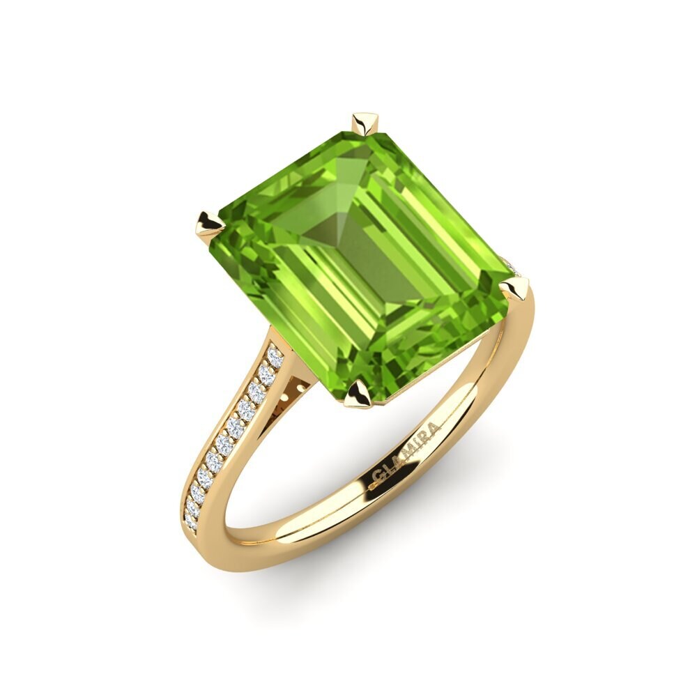 Peridot Engagement Ring Subtend - 7.0 crt
