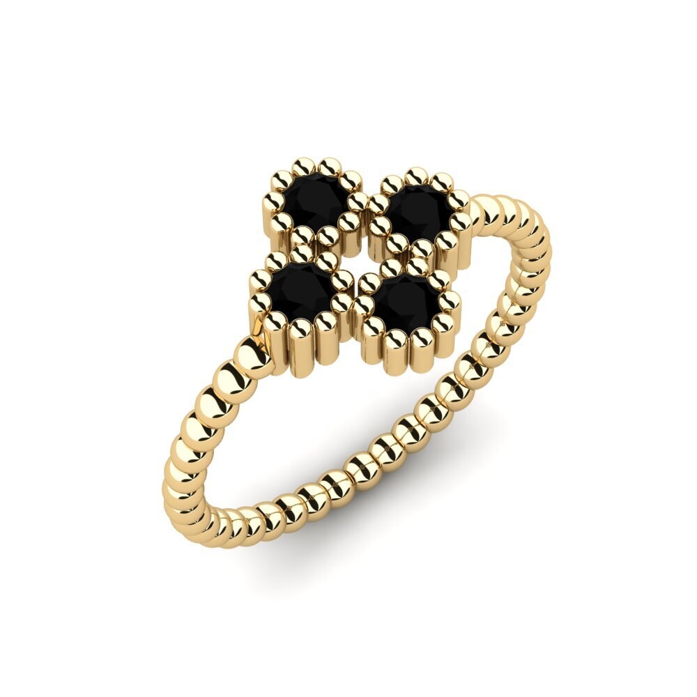 Black Diamond Engagement Ring Tablue