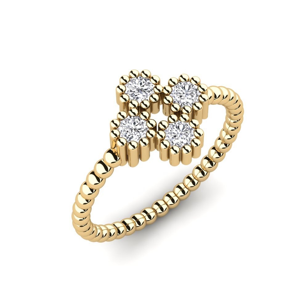 Moissanite Bague de fiançailles Tablue