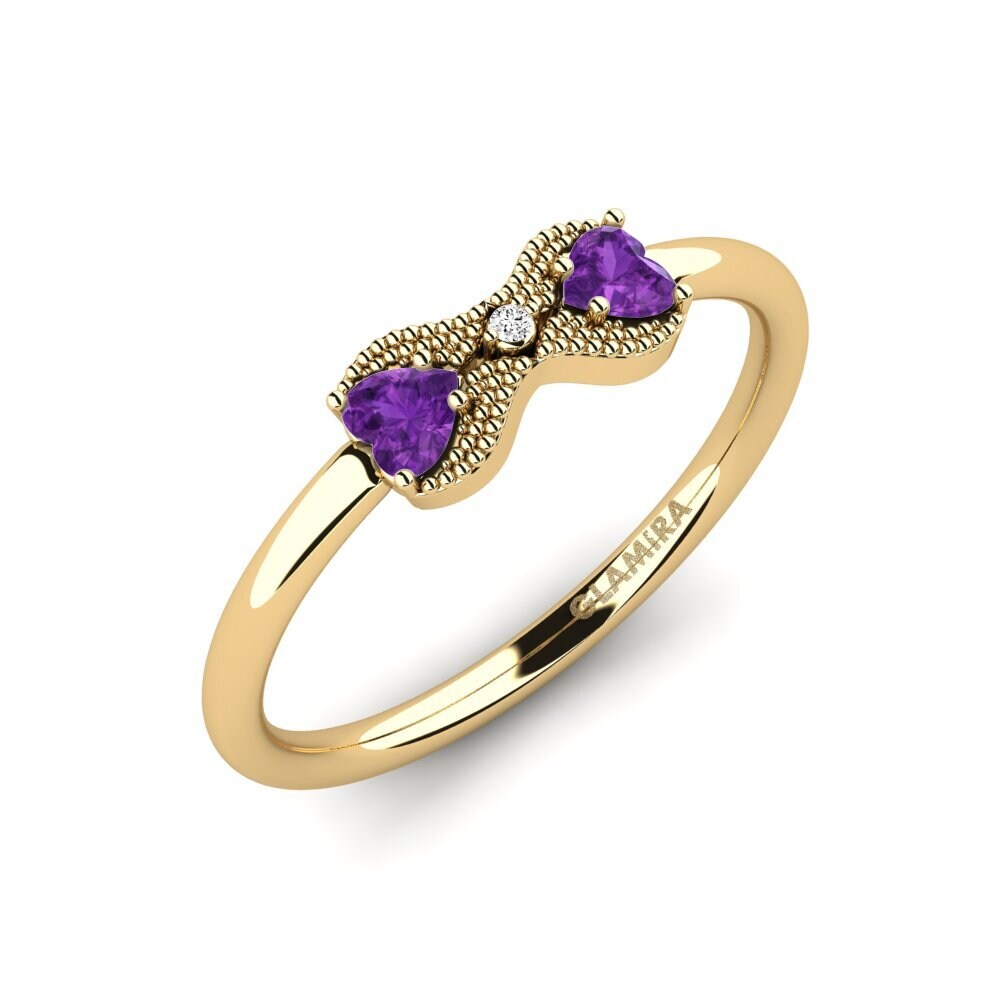 Amethyst Engagement Ring Tare