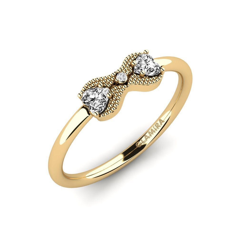Moissanite Bague de fiançailles Tare