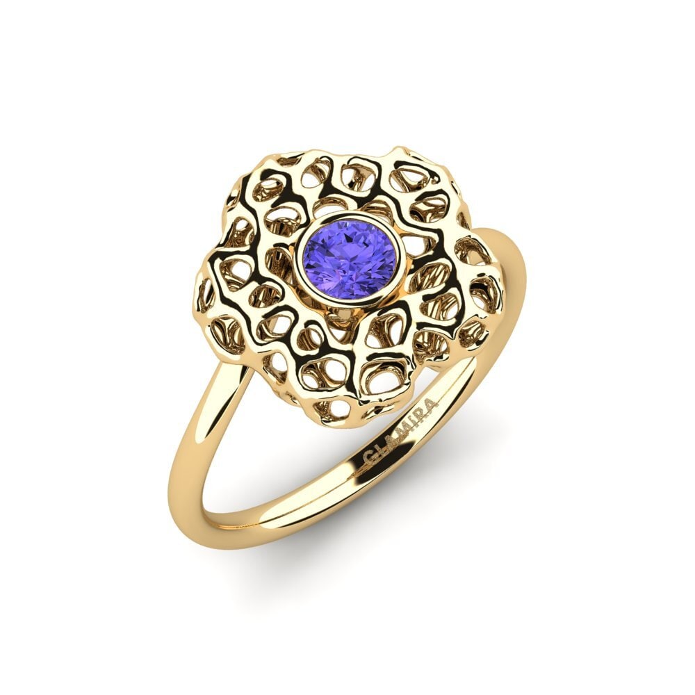 Tanzanite Bague de fiançailles Tesnu