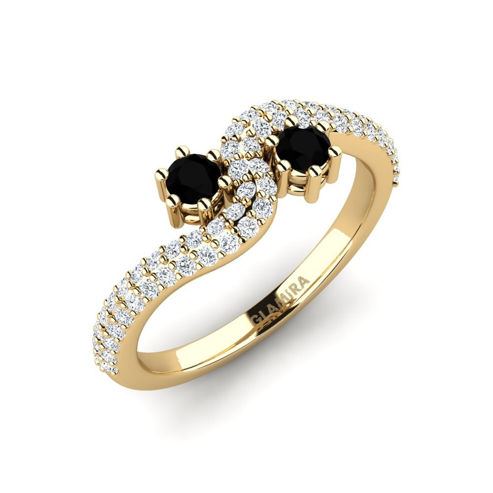 Black Diamond Engagement Ring Tyrahl