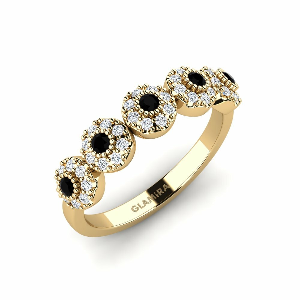 Black Diamond Engagement Ring Ufficio