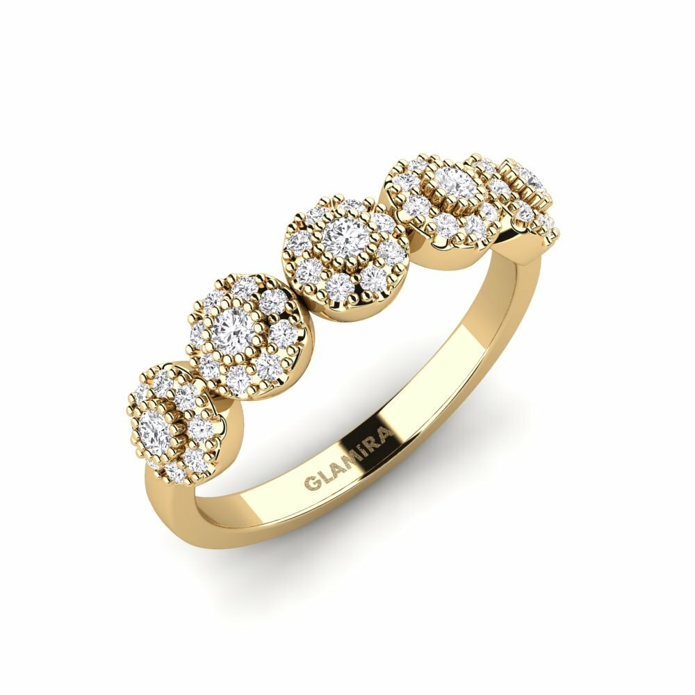 White sapphire Engagement Ring Ufficio