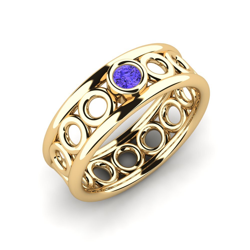 Tanzanite Bague de fiançailles Varan