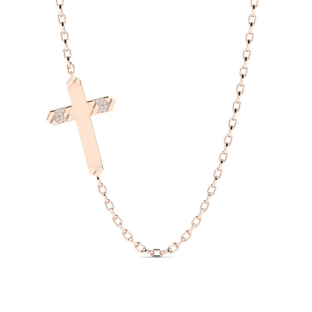 9k Oro Rosa Collar para hombre Alonissos