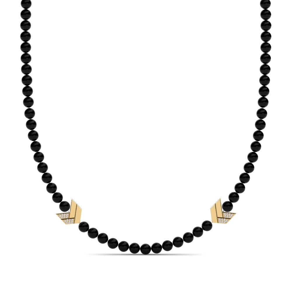 Or Jaune 9k Collier pour homme Grammeza