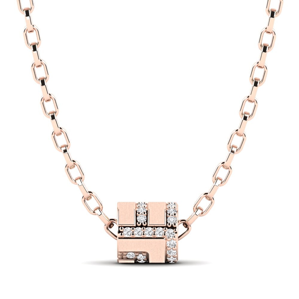 9k Oro Rosa Colgante para hombre Nashville