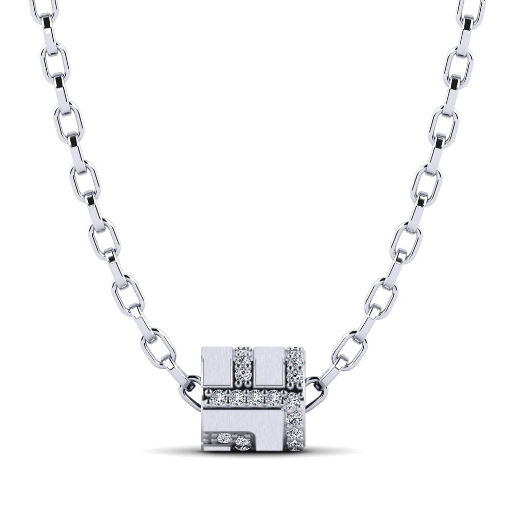 950 Platinum Zirconia Men's Pendant Nashville