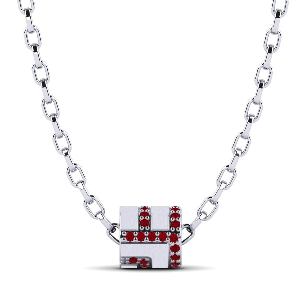Circonita Roja Colgante para hombre Nashville