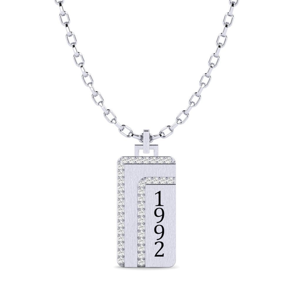 Moissanite Pingente masculino Notodden