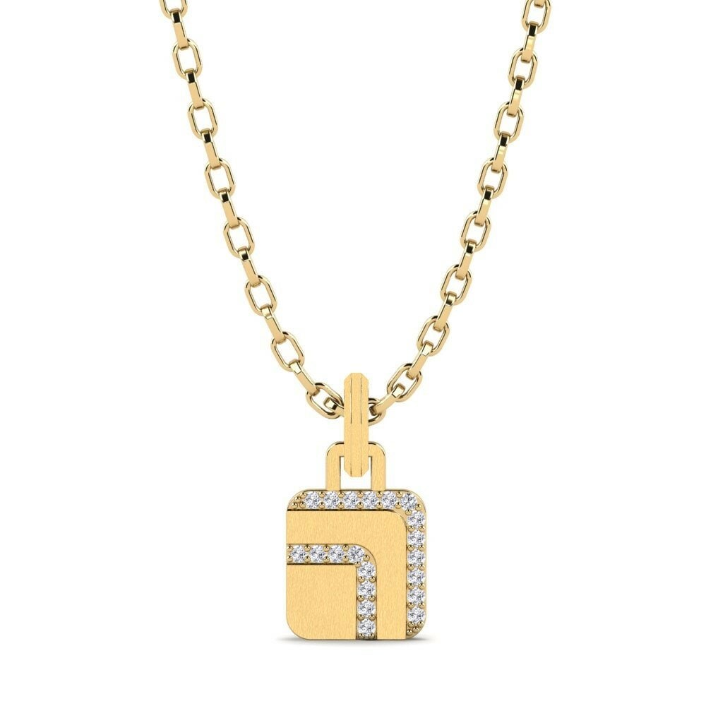 Or Jaune 9k Pendentif pour homme Nurmes