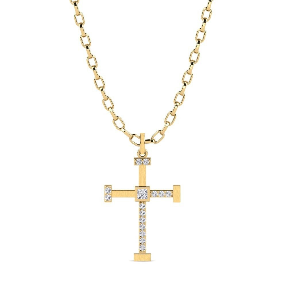 Or Jaune 9k Pendentif pour homme Palmdale