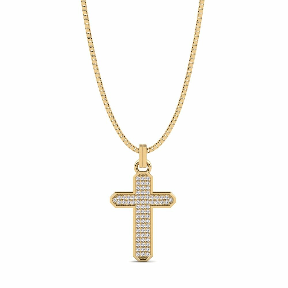 Or Jaune 9k Pendentif pour homme Pamvotida