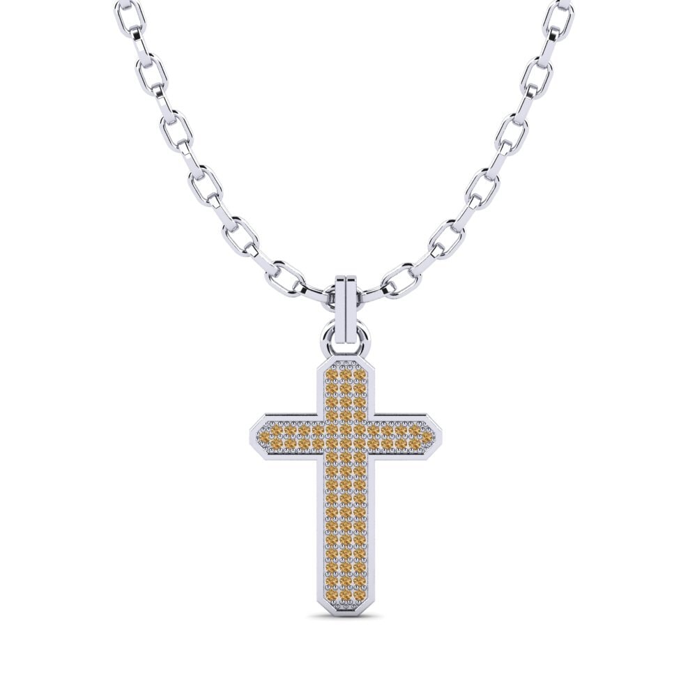 Brown Diamond Men's Pendant Pamvotida
