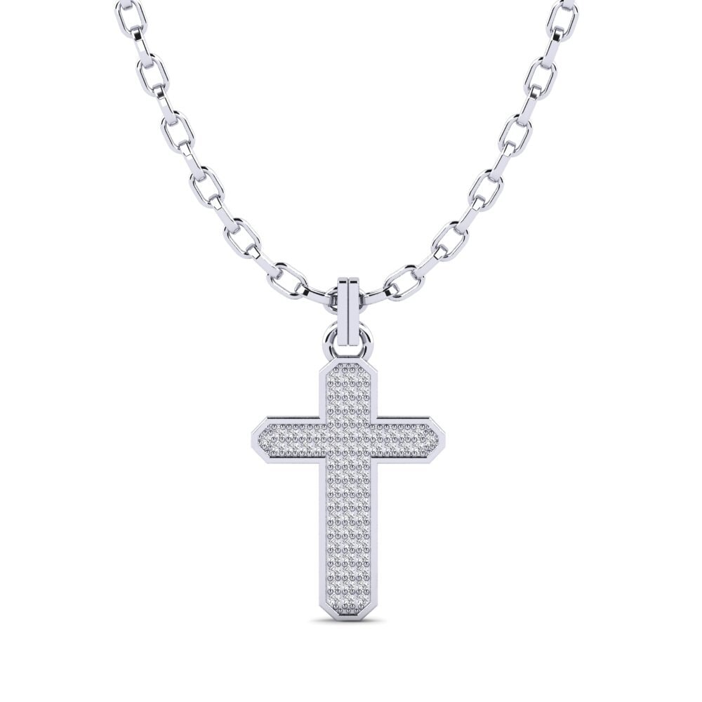 Labor-gezüchteter Diamant Herren-Anhänger Pamvotida