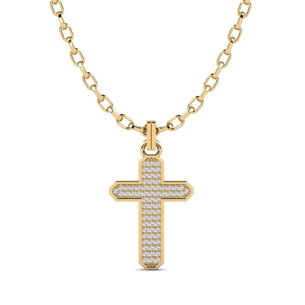14ct Yellow Gold Men's Pendant Pamvotida