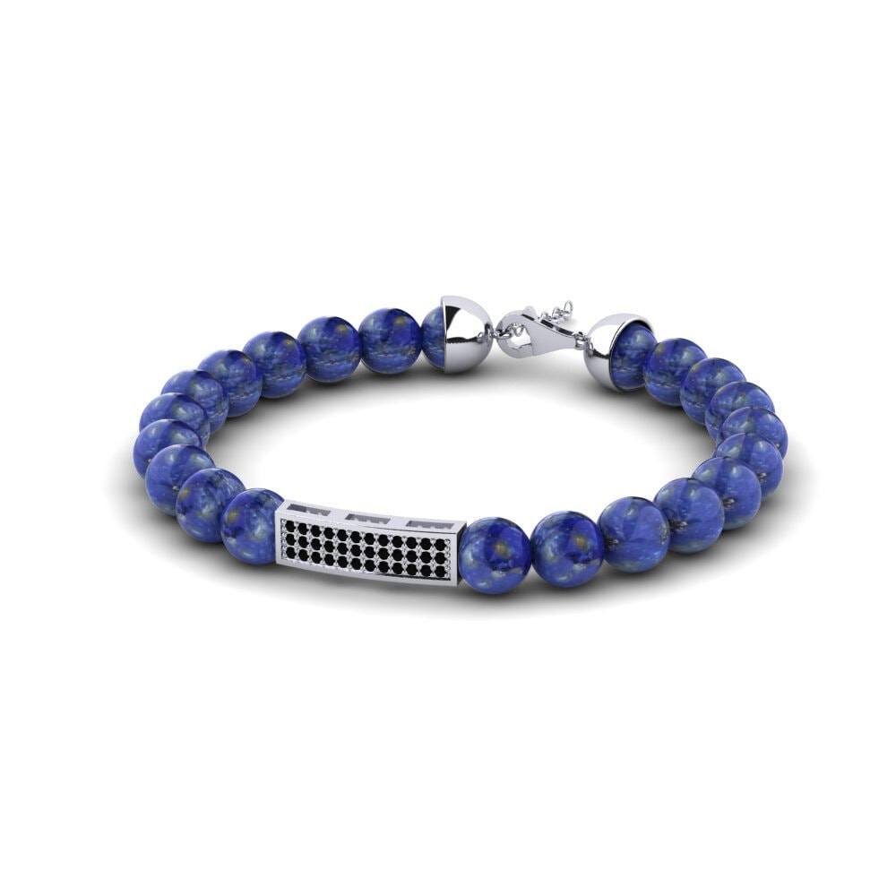 Diamante Negro Pulsera para hombre Panteleimonas