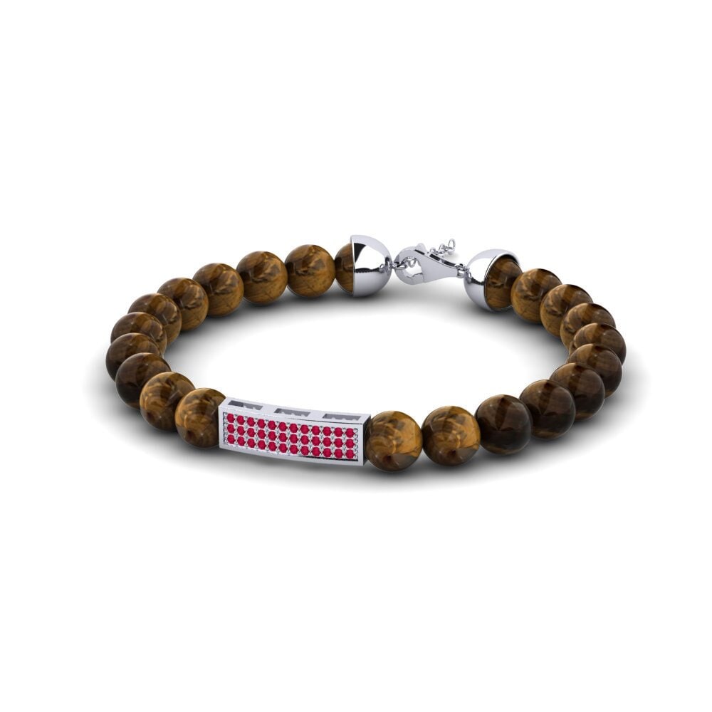 Ruby Men's Bracelet Panteleimonas