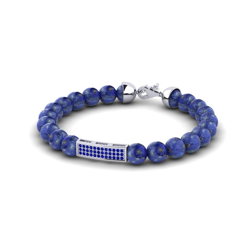 Zafiro Pulsera para hombre Panteleimonas