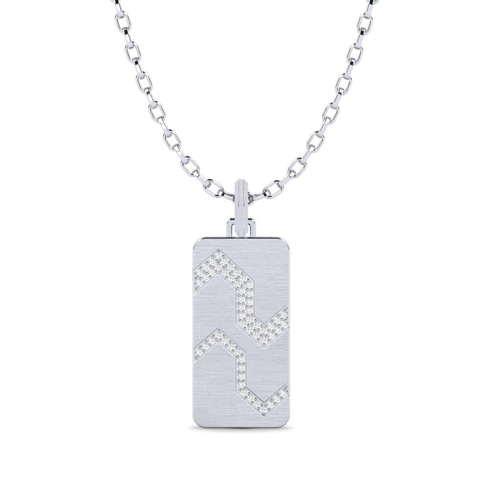 White Silver Men's Pendant Seattle