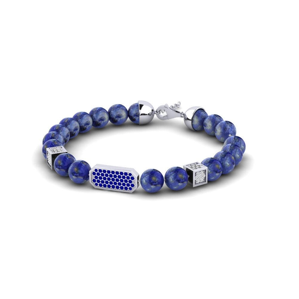 Zafiro Pulsera para hombre Madouri