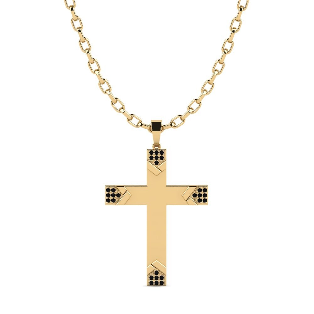 14k Oro Amarillo Colgante para hombre Sesklio