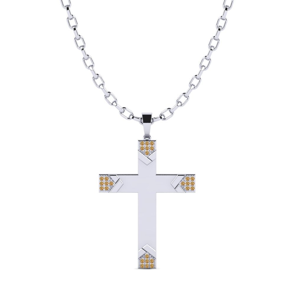 Brown Diamond Men's Pendant Sesklio