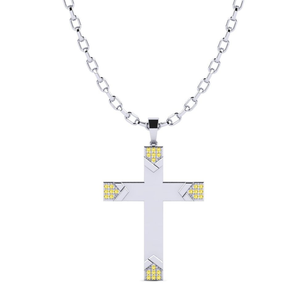 Yellow Sapphire Men's Pendant Sesklio