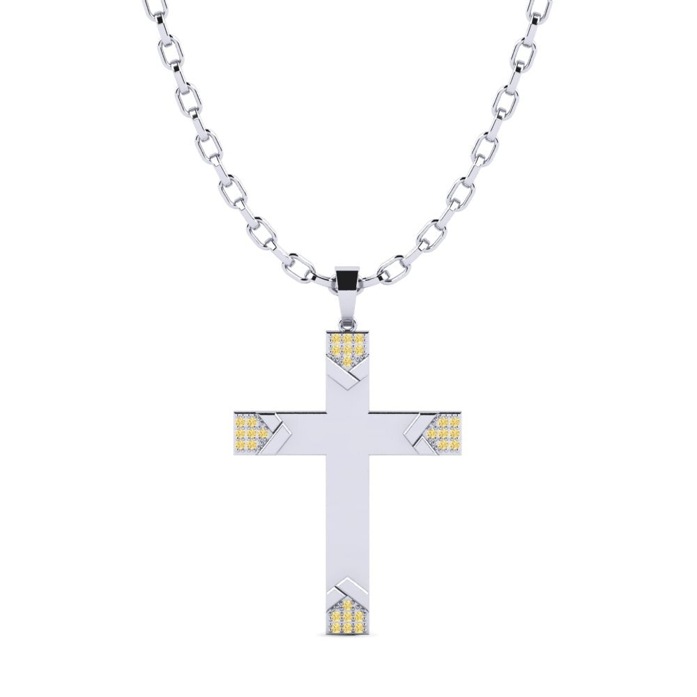 Gelber Diamant Herren-Anhänger Sesklio