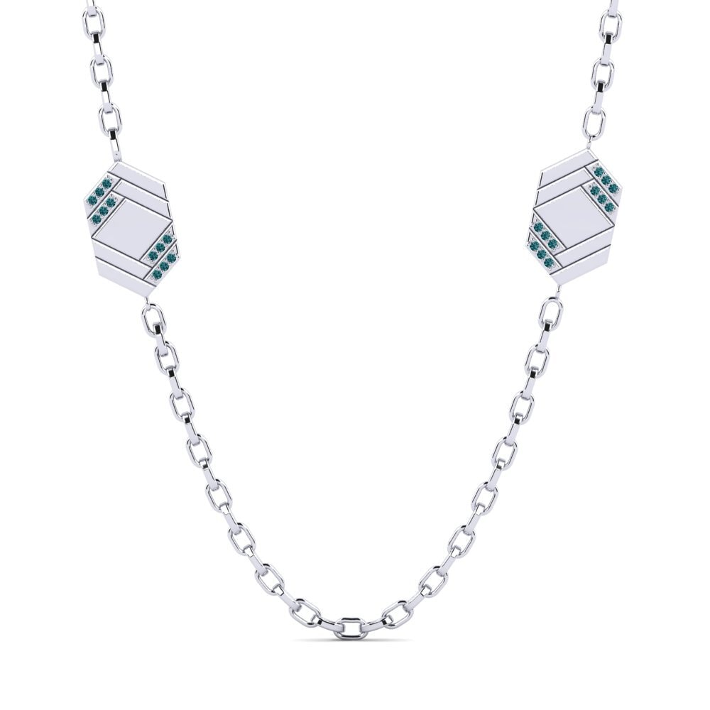 Diamante Azul Collar para hombre Skiathos