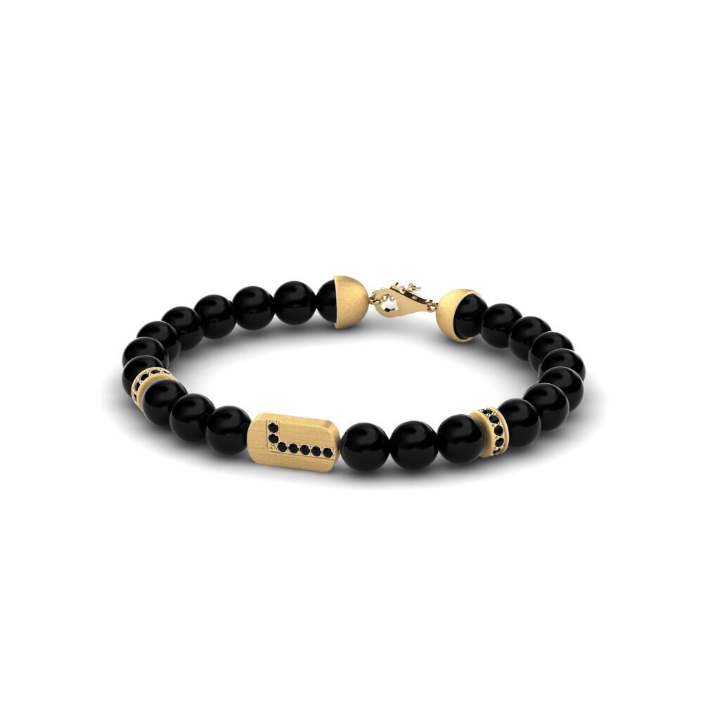 Diamante Negro Pulsera para hombre Sortland