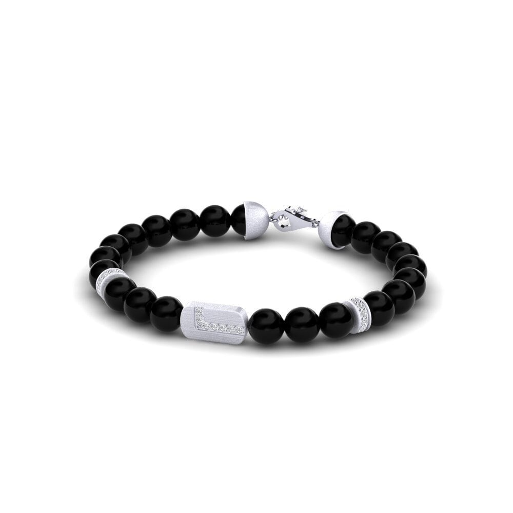 950 Platinum Men's Bracelet Sortland