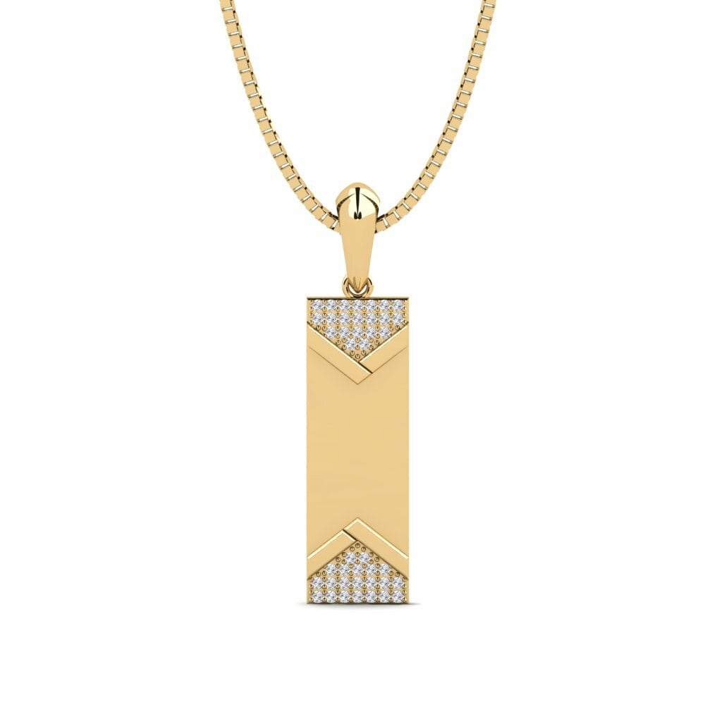 Or Jaune 9k Pendentif pour homme Symias
