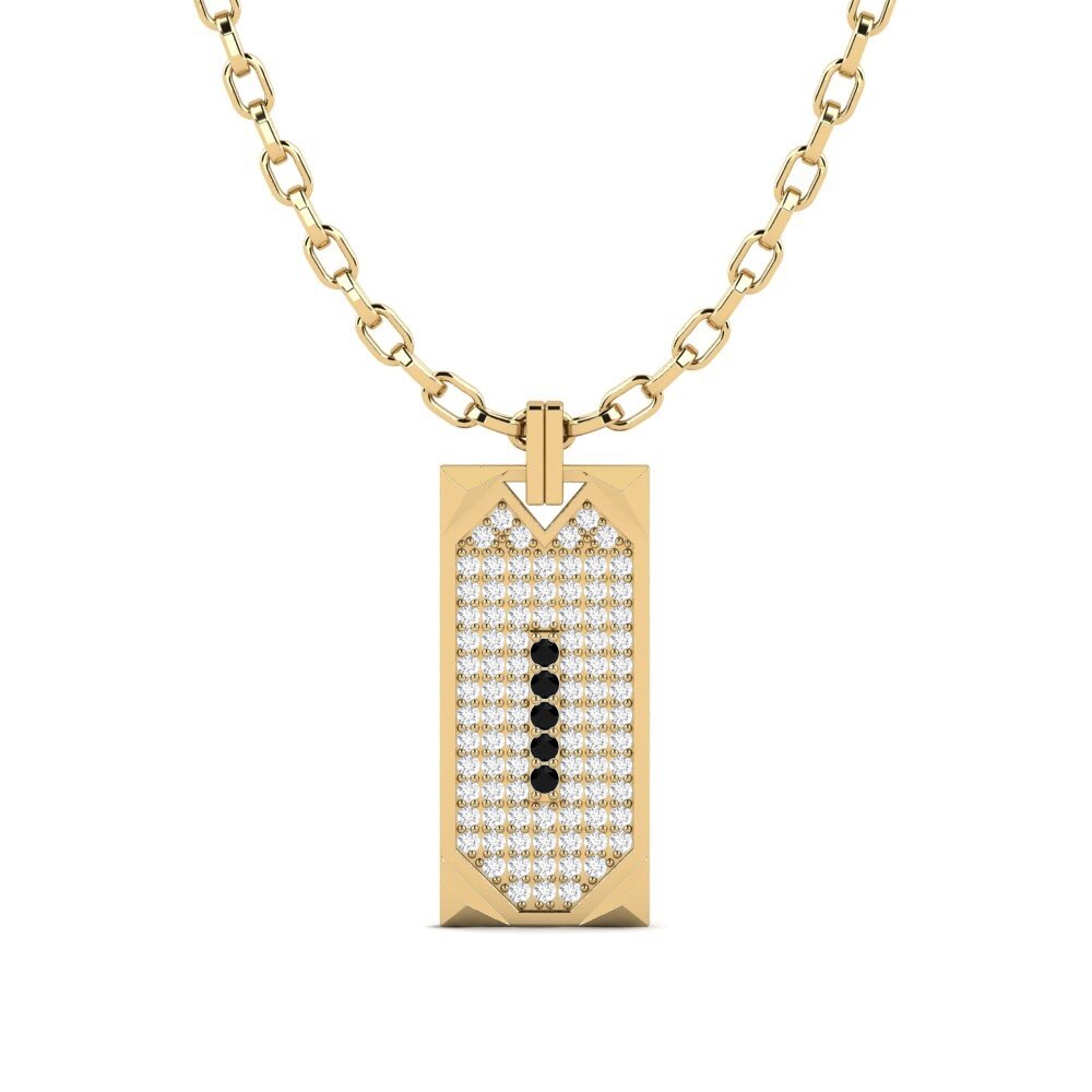 14k Oro Amarillo Colgante para hombre Townsend