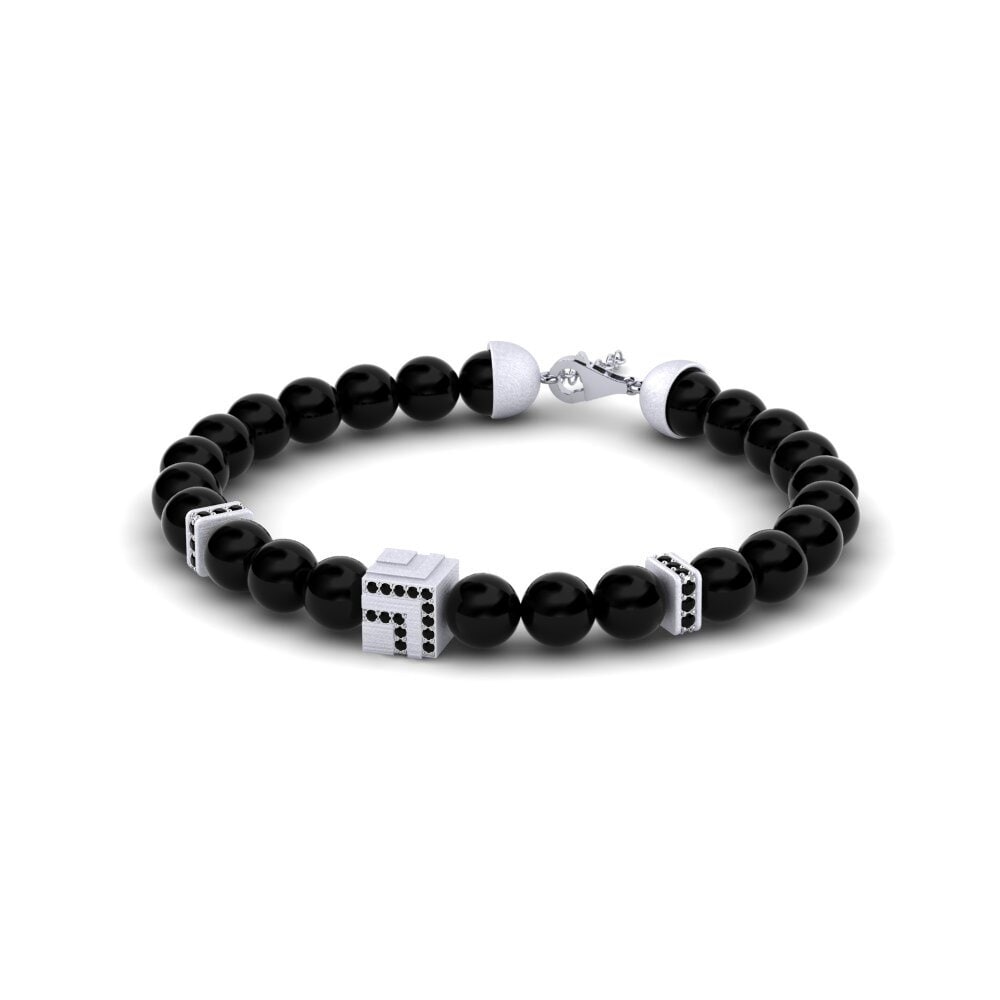 Diamante Negro Pulsera para hombre Tromso