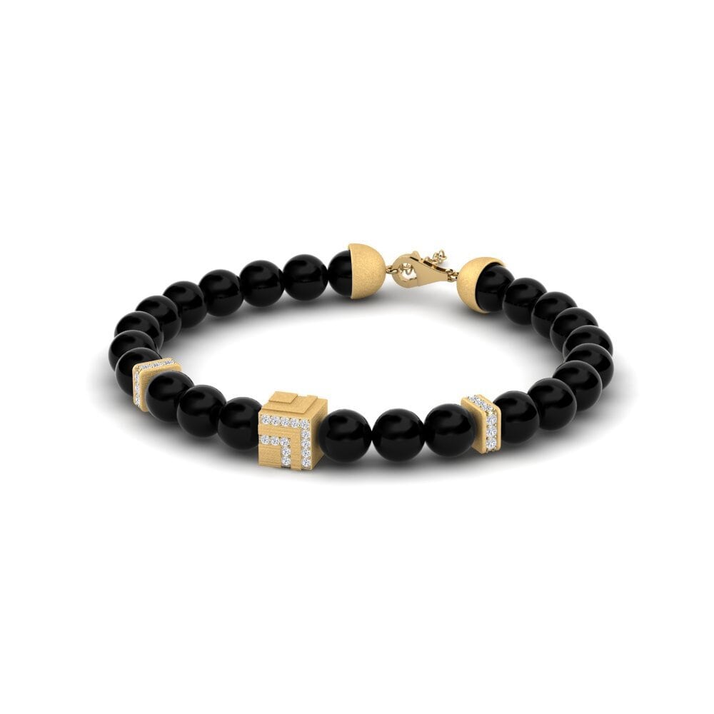 9k Oro Amarillo Pulsera para hombre Tromso