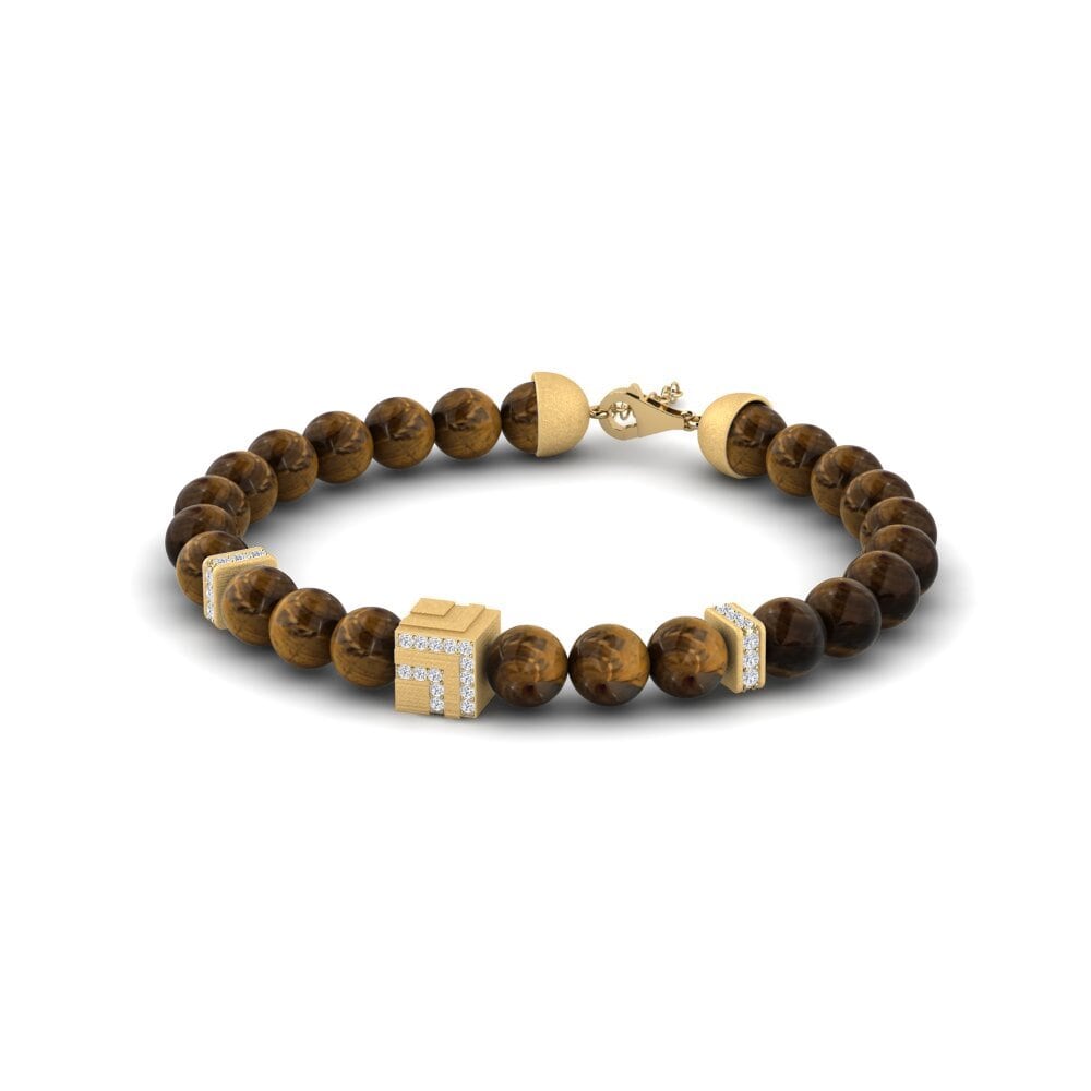 9k Oro Amarillo Pulsera para hombre Tromso