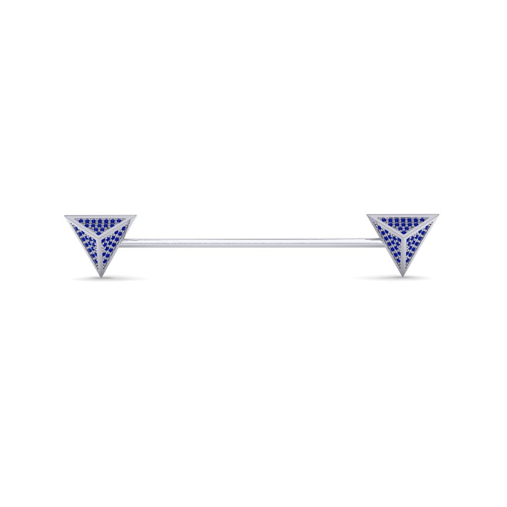 Sapphire Tuxedo Collar Accessory Vormsi