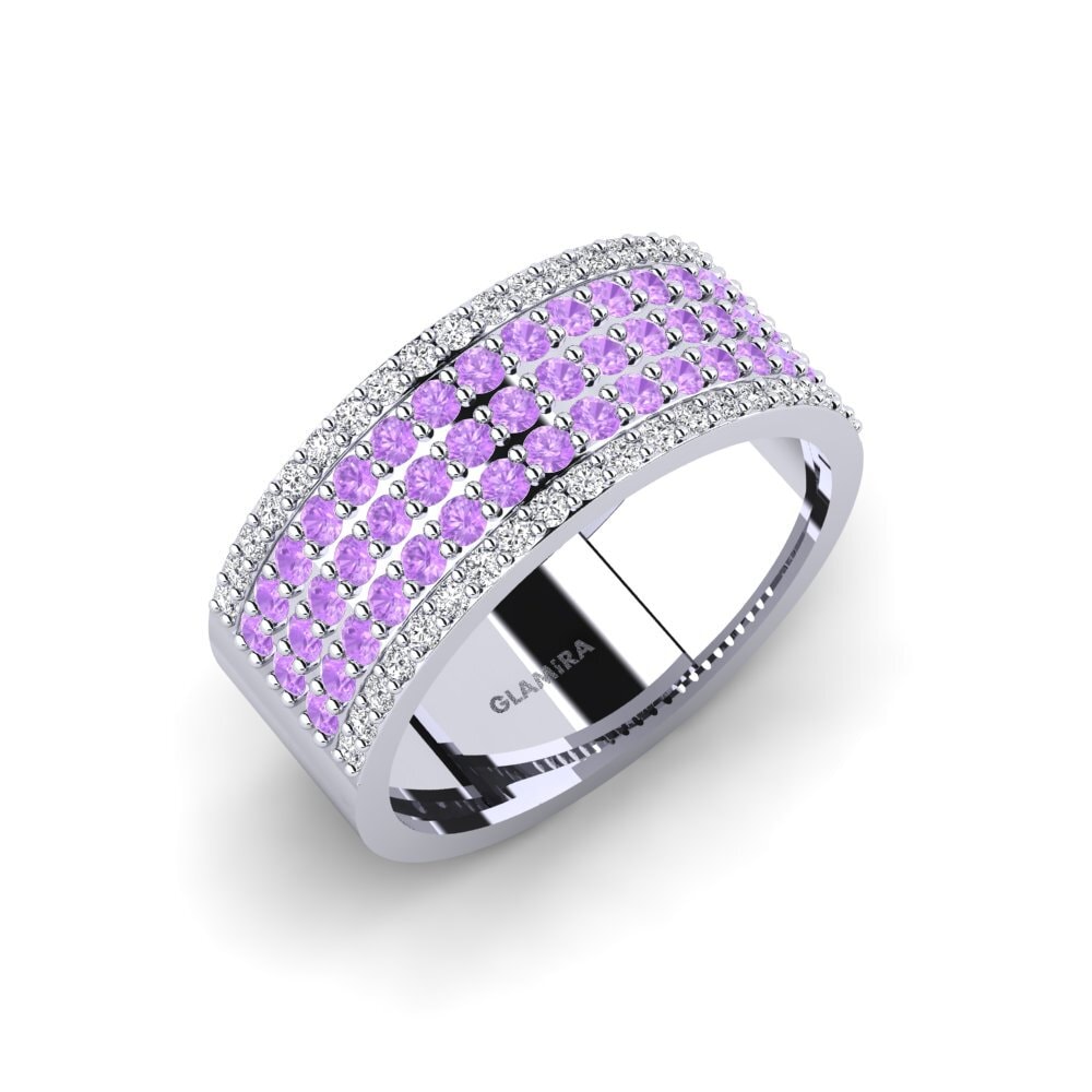Round Amethyst Men's Ring Zonis