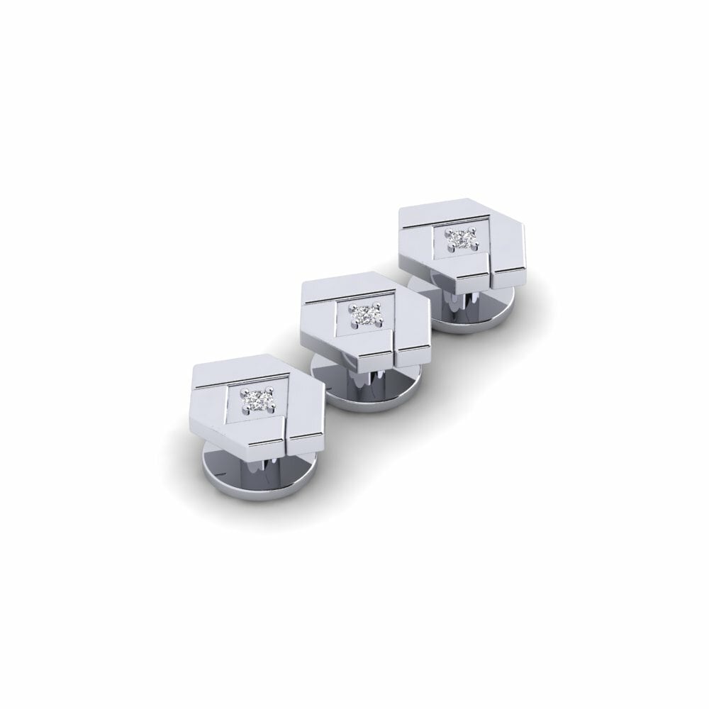 Lab Grown Diamond Tuxedo 3 Studs Cicly