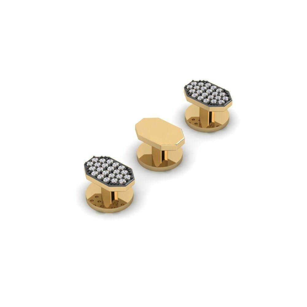 Lab Grown Diamond Tuxedo 3 Studs Eligible
