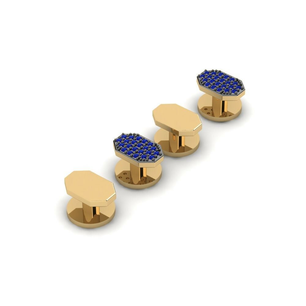 Sapphire Tuxedo 4 Studs Eligible