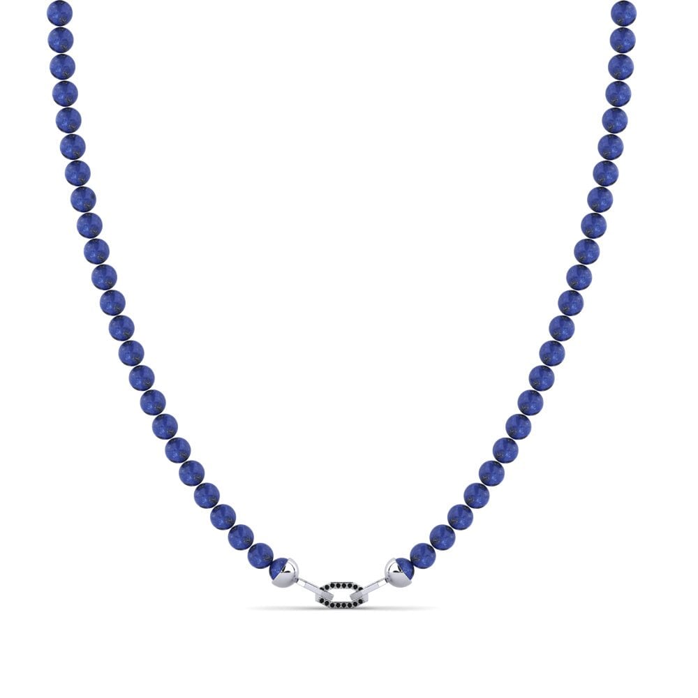 9ct White Gold Men's Necklace Hekinan