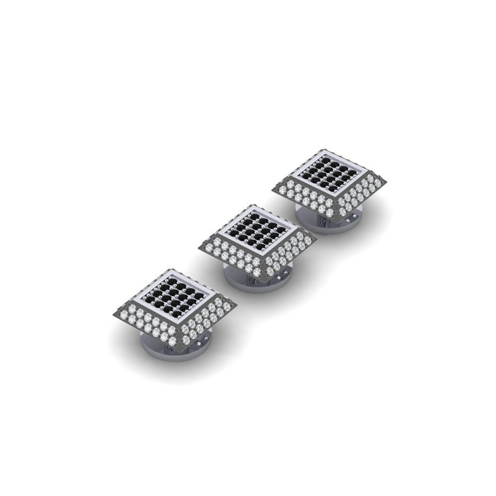 Black Diamond Tuxedo 3 Studs Kassari