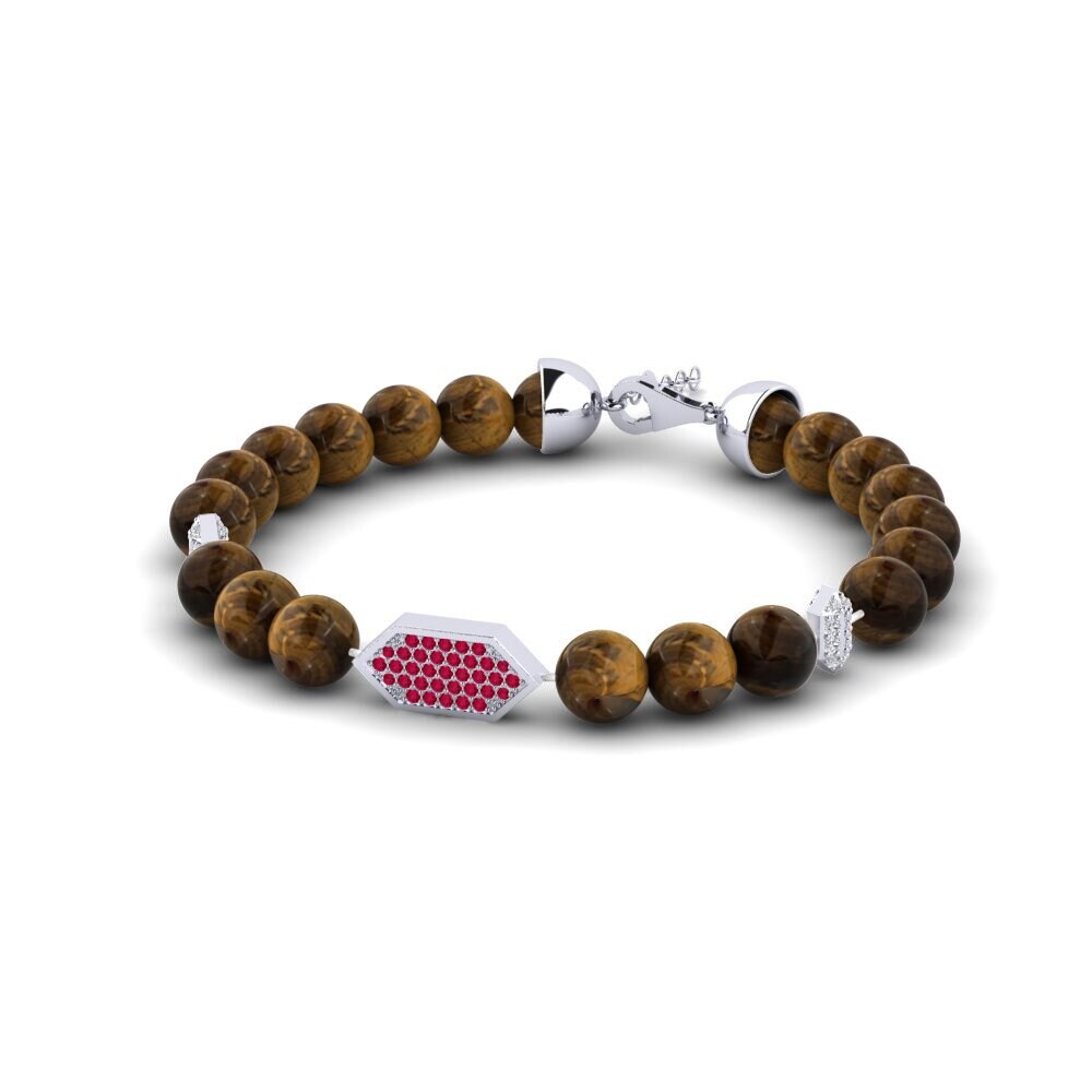 Ruby Men's Bracelet Kravia