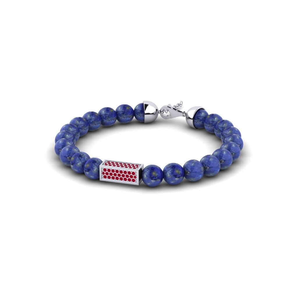 Ruby Men's Bracelet Kythros